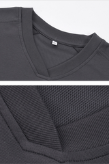 Men's Summer 240g Mesh V-Neck Breathable Tee