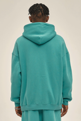 Men's Streetwear 350G Heavyweight Full Zipper Hooded Jacket