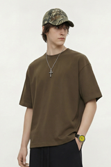 Men's Summer 255g Cotton Crewneck Cooling Boxy Oversized Tee