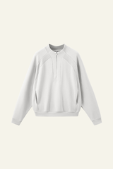 Women's Streetwear Stand Collar Half Zipper Pullover