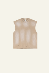 Men's Vintage Gradient Cotton Sleeveless T-shirt