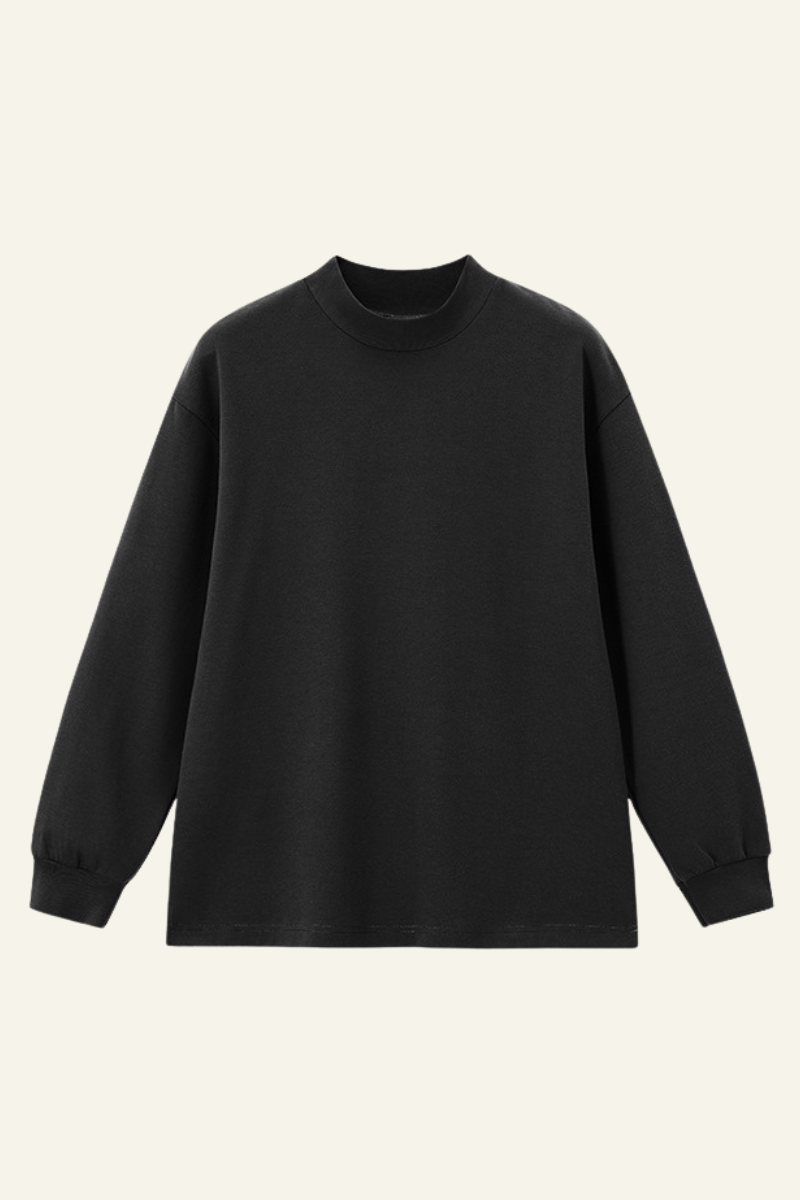 Men's Skin-friendly Double-sided Small High-neck Sweatshirt