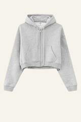 Women's Full Zipper Hooded Jacket