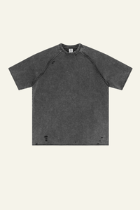 Men's Washed Wax-Dyed Cotton T-shirt.