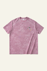 Men's Streetwear Vintage Heart Pattern T-shirt