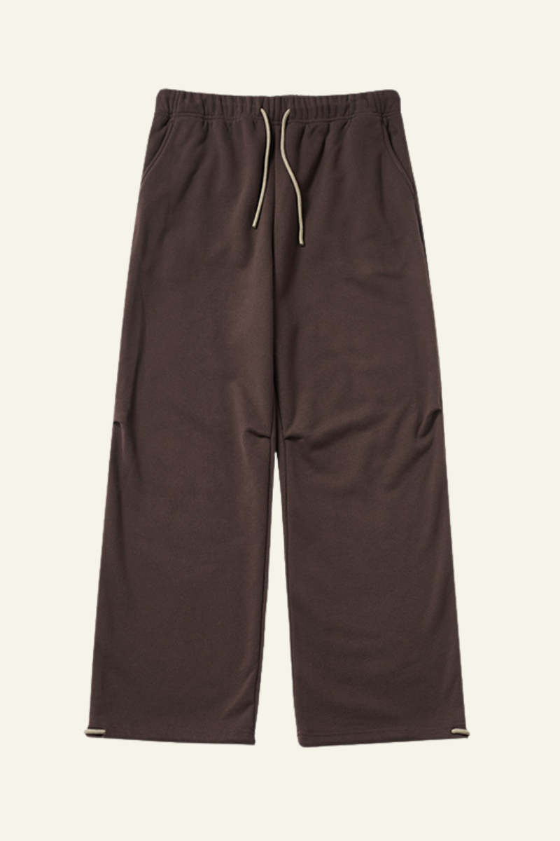 Men's Streetwear Drawstring Straight Leg Pants