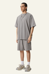 Men's Cotton Streetwear Set:T-Shirt & Short