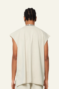 Men's Cotton 270 Heavyweight Washed Side Slit Tank Top