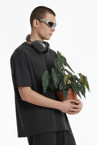 Men's Cotton Streetwear Washed Distressed T-shirt