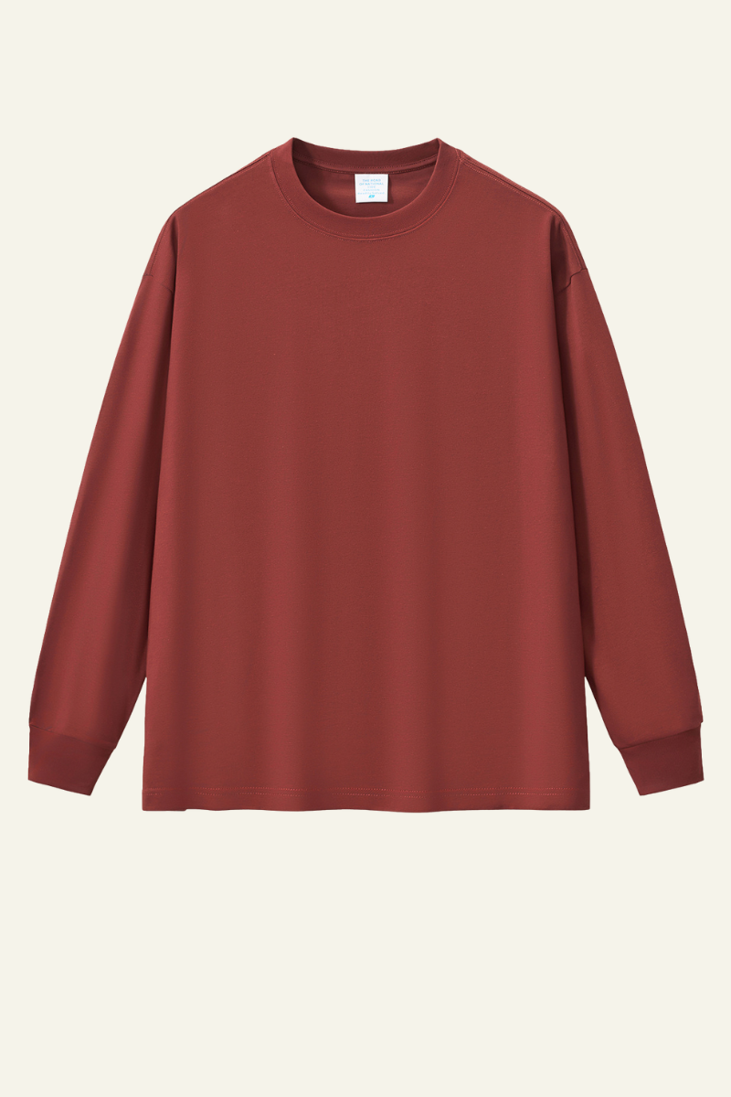 Women's 350 Heavyweight Cotton Long-sleeve T-shirt.