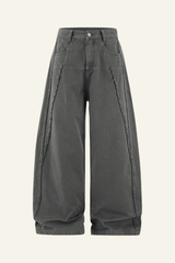 Men's  Cotton Streetwear Distressed-style Vintage Pants