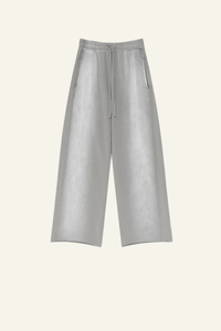 Men's Gradient-Colored Cotton Wide-Leg Pants.