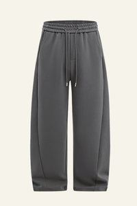 Men's Streetwear Drawstring Straight-Leg Pants