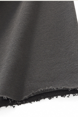 Men's Streetwear Solid Color Raw-Edge Short Sleeve T-Shirt
