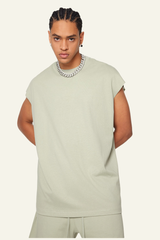 Men's Streetwear Heavyweight Cotton Sleeveless Top