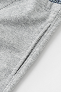 Men's Streetwear Double-Waistband Straight Leg pants.
