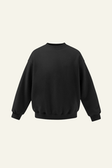 Men's Drop Shoulder Fleece Lined Solid Sweatshirt.