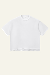 Men's Cotton Frayed Streetwear Washed T-Shirt