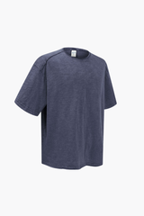 Men's Cotton Vintage Washed Distressed T-shirt