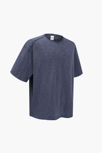 Men's Cotton Vintage Washed Distressed T-shirt