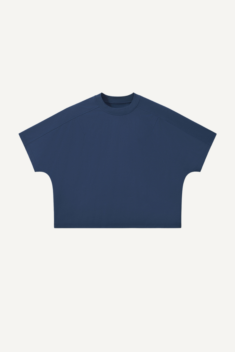Women's 180g Polyester Cropped Oversized Cooling Tee