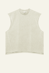 Women's Cotton 270 Heavyweight Washed Side Slit Tank Top