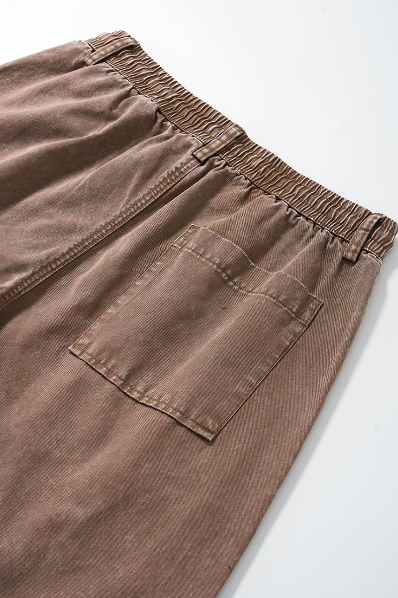 Men's Cooling Washed Breathable Relaxed Fit Cargo Pants