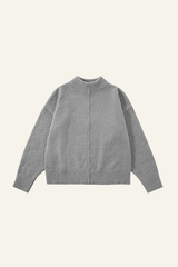 Women's Streetwear Old Money Stand-collar Sweater Jacket