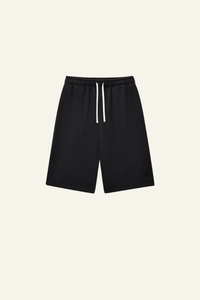 Men's Streetwear Drawstring  Seven-inch Wide Leg Pants.