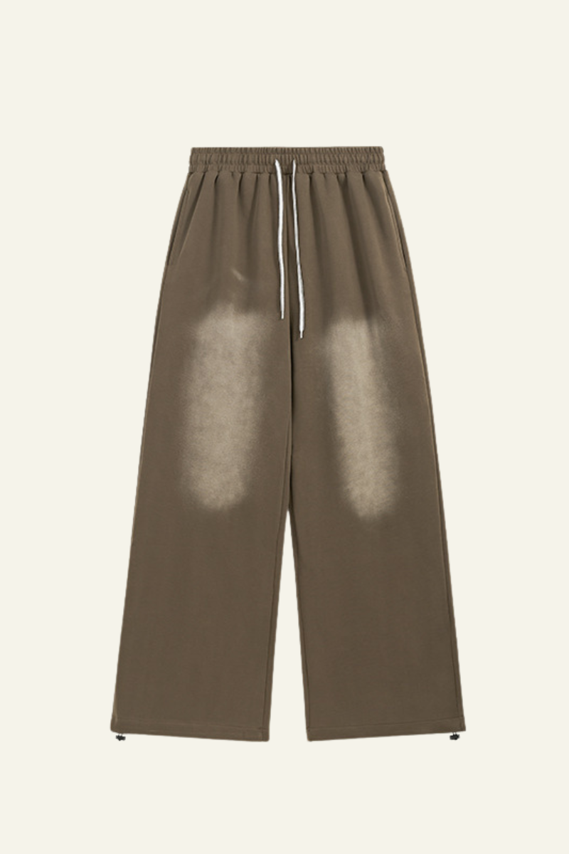 Men's Streetwear Gradient Draped Wide-Leg Pants