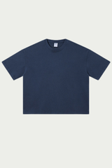 Women's 280g Spring Solid Cotton Boxy Oversized Tee