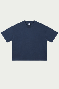Women's 280g Spring Solid Cotton Boxy Oversized Tee