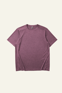 Unisex Round Neck Drape Sleeve Loose Fit T-shirt