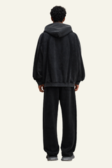 Men's Streetwear Retro Set:Jacket & Straight Leg Pants