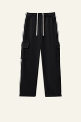 Women's Streetwear Color Blocked Side-Striped Pants