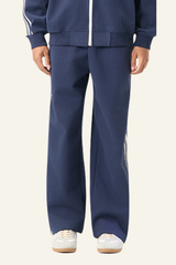 Unisex  Side Stripe Loose-Fitting Wide-leg Pants