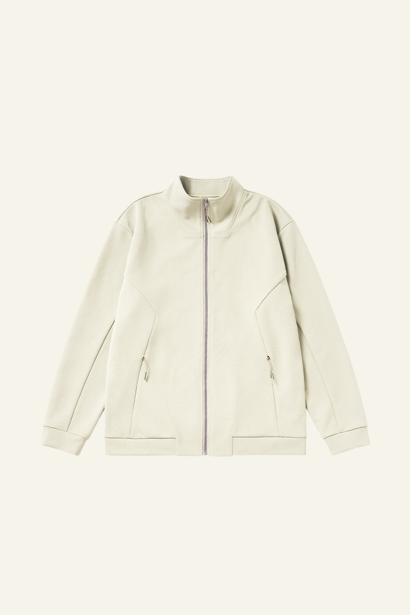 Men's Streetwear Stand Collar Full-Zipper Jacket