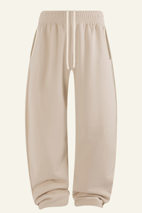 Unisex Fleece-lined Versatile Curved-blade Pants