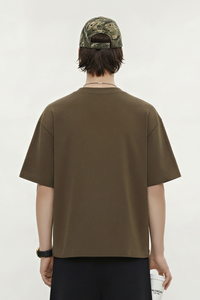 Men's Summer 255g Cotton Crewneck Cooling Boxy Oversized Tee