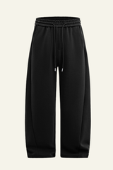 Men's Streetwear Drawstring Straight-Leg Pants