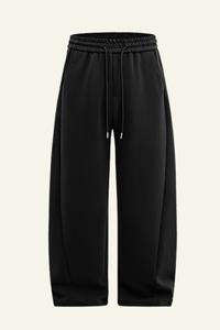 Men's Streetwear Drawstring Straight-Leg Pants