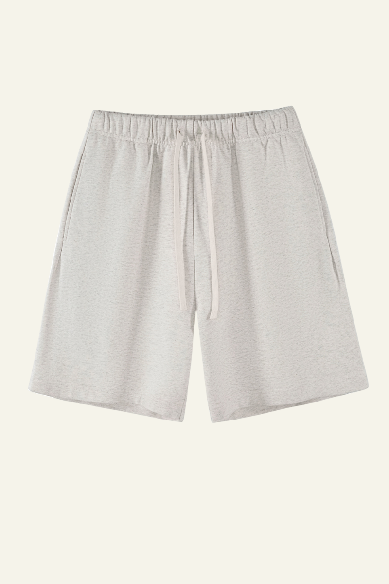 Women's  Cotton Heavyweight Drawstring Straight Leg Short