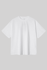 Men's Summer 220g Ribbed Crewneck Solid Set-in Quick Dry Tee