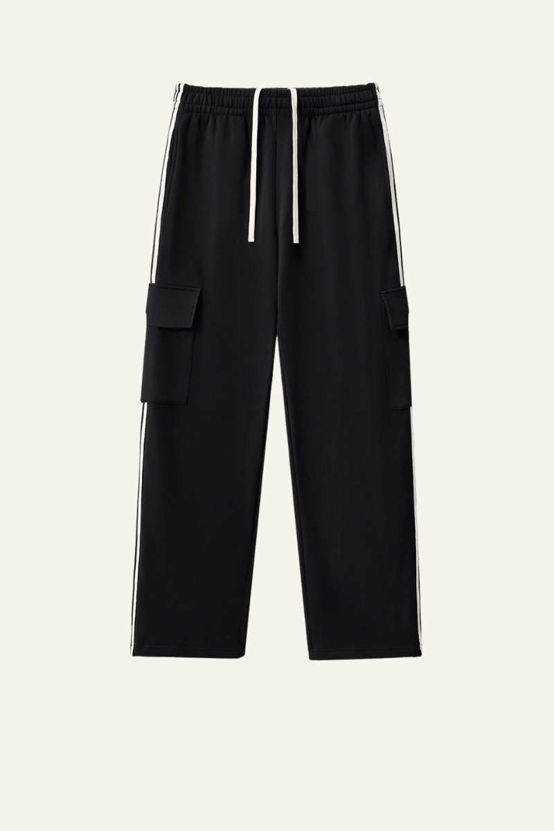 Men's Streetwear Color Blocked Side-Striped  Pants