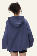 Women's  Streetwear Short Curved-Hem  Hoodie