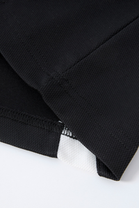 Men's Summer 7A V-Neck Colorblock QuickDry Oversized Tee