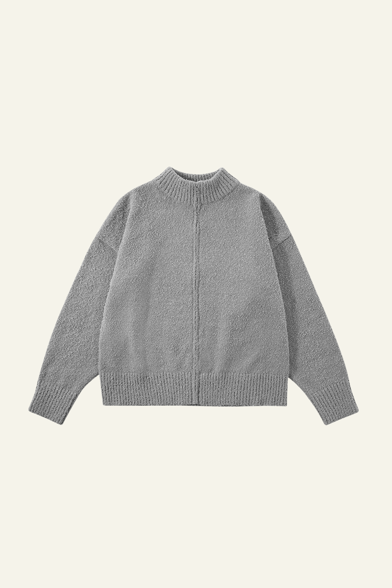 Men's Streetwear Old Money Stand-collar Sweater Jacket
