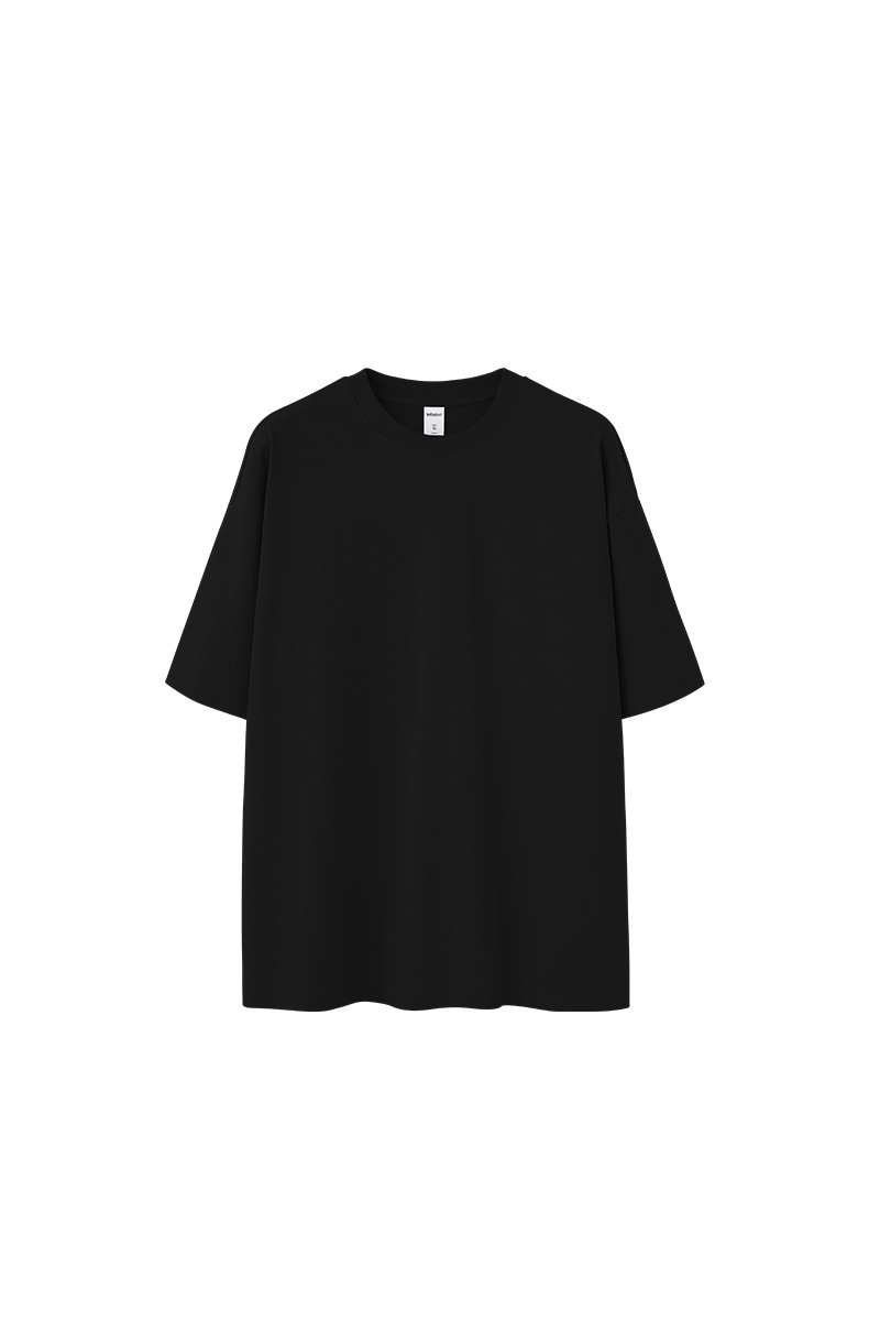 Men's Spring Summer 260g Solid Crewneck Oversized Tee