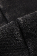 Men's Cotton Streetwear Washed Worn-Out Curved-Blade Pants