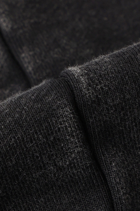 Men's Cotton Streetwear Washed Worn-Out Curved-Blade Pants